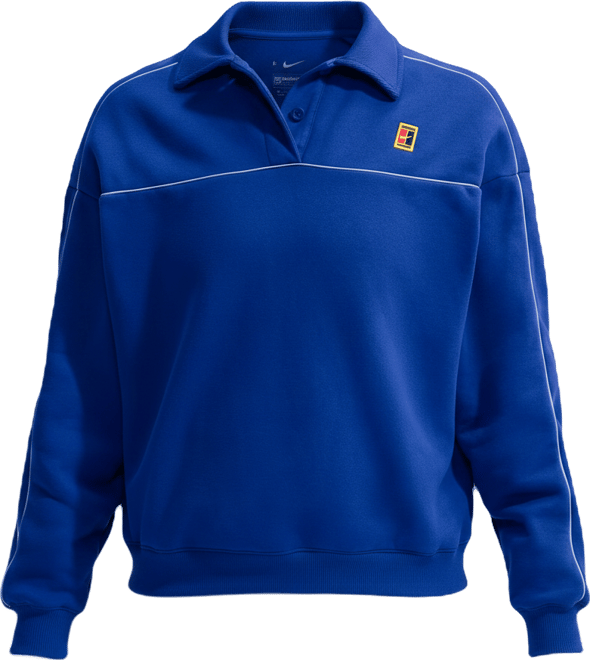 NikeCourt Court Collection Uzun Kollu Fleece Kadın Tenis Üstü