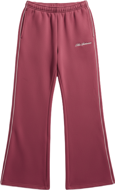 Nike Studio Fleece Medium Weight Pants de tiro medio y pierna amplia para mujer