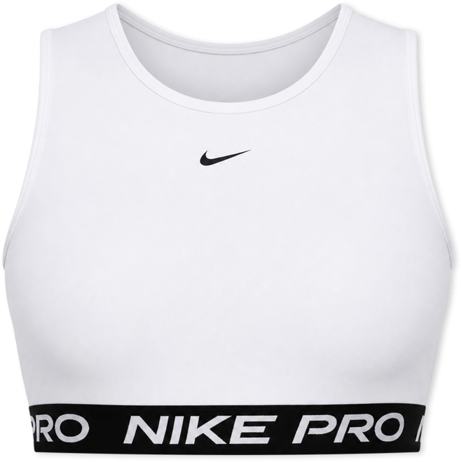 Nike Pro Camiseta de tirantes Dri-FIT cropped para mujer (talla grande)