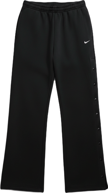 Nike Pants de básquetbol de tejido Fleece Therma-FIT de apertura lateral para mujer