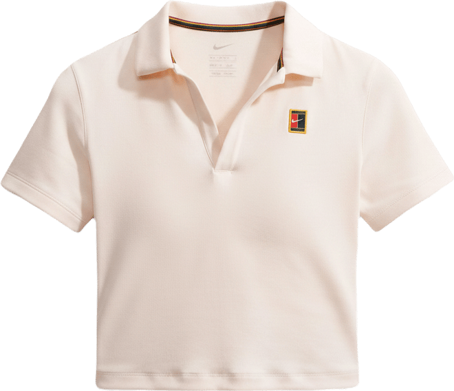 NikeCourt Heritage Women's Short-Sleeve Cropped Tennis Polo