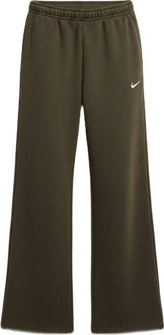 Nike Studio Fleece Medium Weight Pants de tiro medio y pierna amplia para mujer