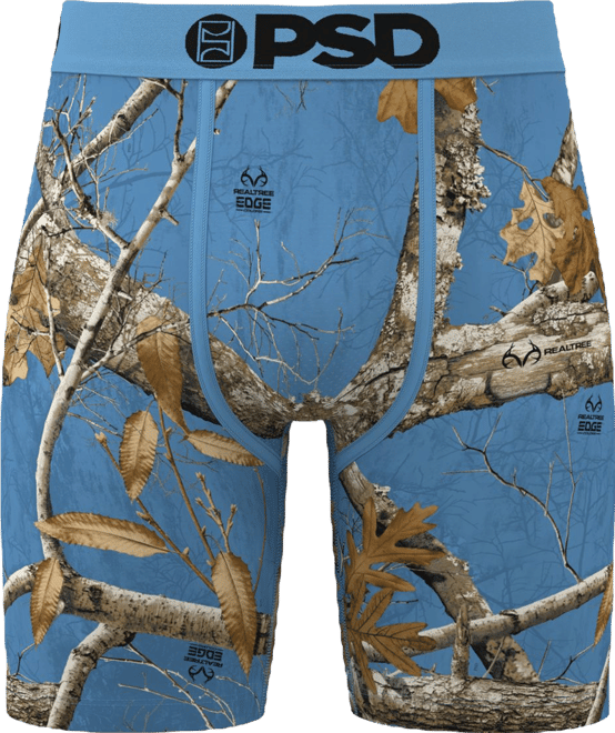 PSD Underwear Men's Realtree Edge Blue
