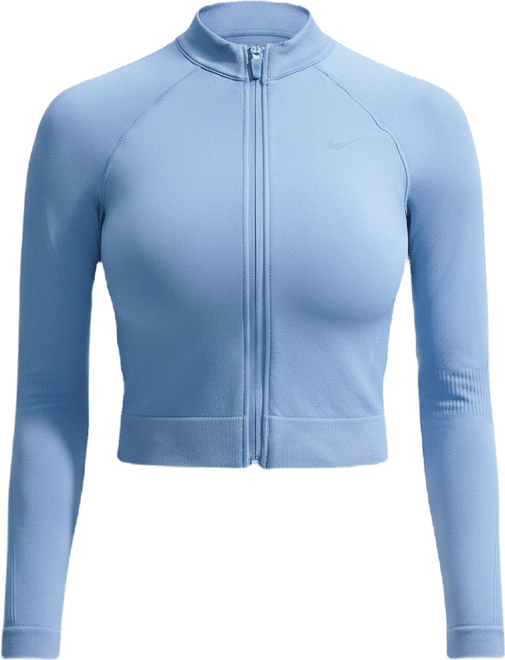 Nike Pro Seamless Treningsoverdel med glidelås i full lengde til dame