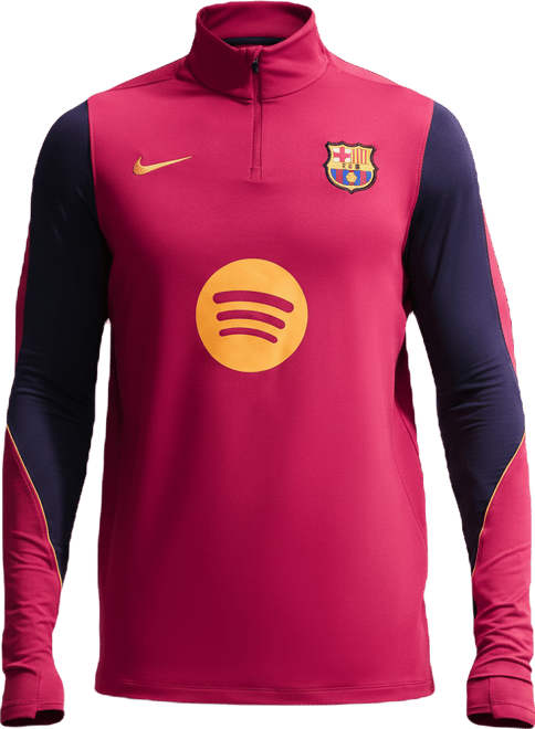 FC Barcelona Strike Nike Dri-FIT kötött férfi edzőfelső futballhoz