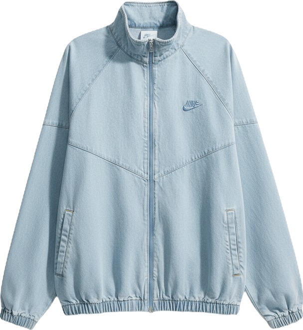 Nike Windrunner Chamarra de denim oversized para mujer