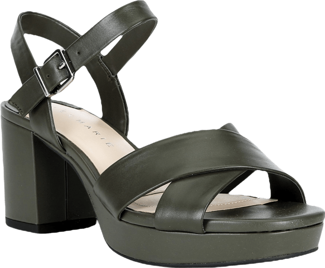 Alex Marie Anette Leather Cross Band Platform Sandals | Dillard's