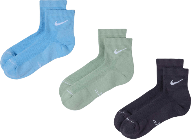 Nike Everyday Elevated Ankle Socks (3 Pairs)
