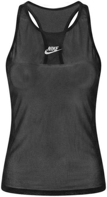 Nike Sportswear Camiseta de tirantes transparente ajustada para mujer
