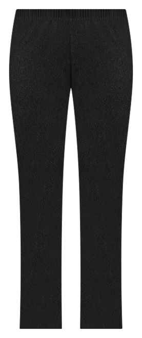 Lands' End Women's Sport Knit High Rise Elastic Waist Pants - X-Small -  Black