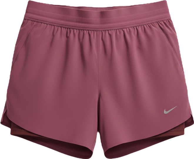 Nike Swift Dri-FIT 2-in-1 hardloopshorts met halfhoge taille voor dames