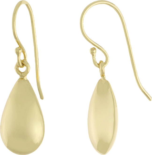 Silver Reflections 14K Gold Over Brass Pear Drop Earrings JCPenney