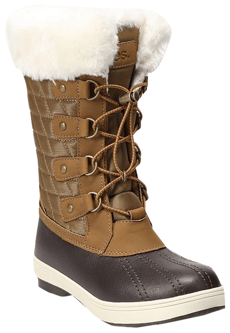 Girls tall hot sale snow boots