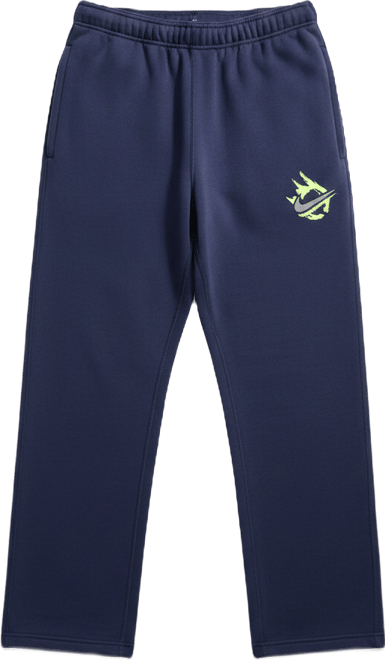 Nike Solo Swoosh Pantalons de teixit Fleece amb vora oberta - Home