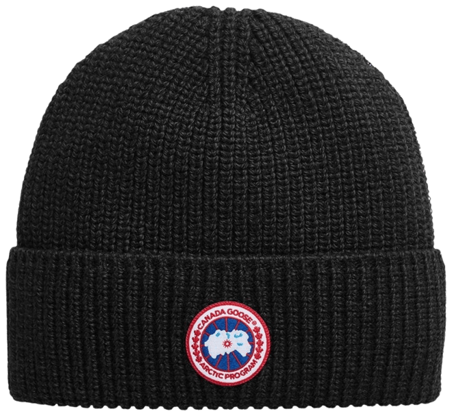 Canada Goose Arctic Disc Merino Wool Ribbed Toque | Bloomingdale's