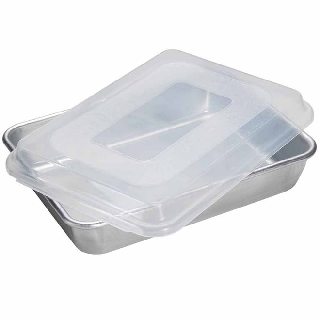 Nordic Ware Naturals Aluminum NonStick 9x9-Inches Square Cake Pan