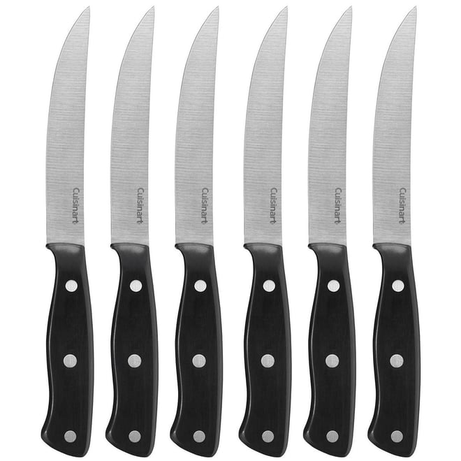 Cuisinart White Triple Rivet 6-Piece Steak Knife Set