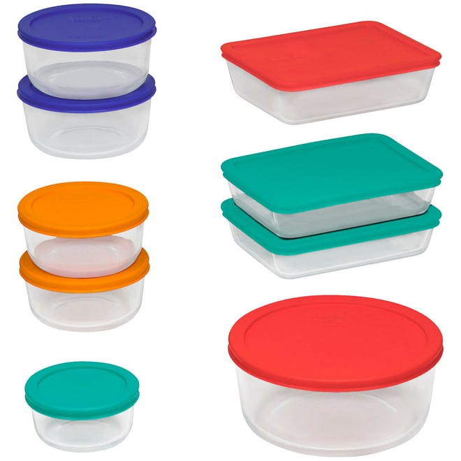 Pyrex 18-Piece Simply Store Food Storage Set