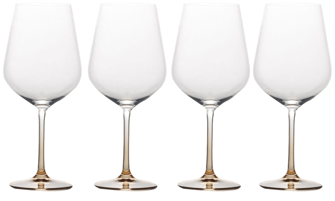 Mikasa Gianna 7 oz. Champagne Flutes, Set of 4