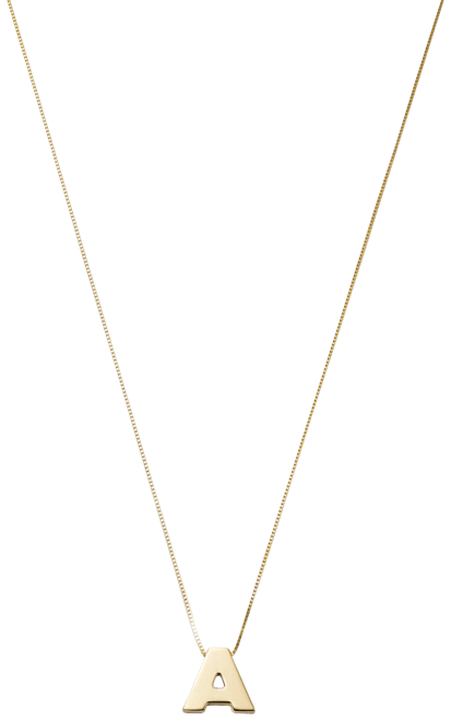 Bloomingdales initial store necklace