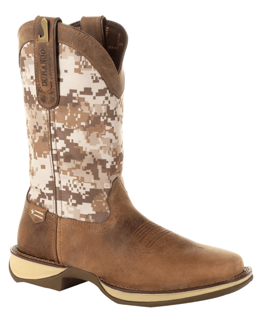 Mens camo deals cowboy boots