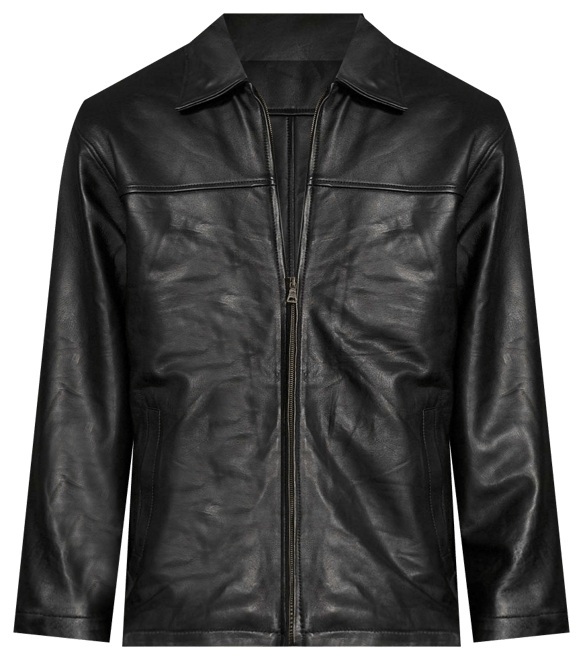 Vintage Leather Lambskn Bmbr Jkt Leather Car Coat-JCPenney