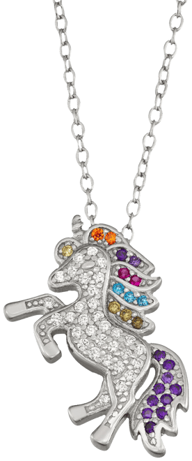 Unicorn Necklace Silver - Unicorn Jewelry - Unicorn Pendant Necklace - –  Shiny Little Blessings USA