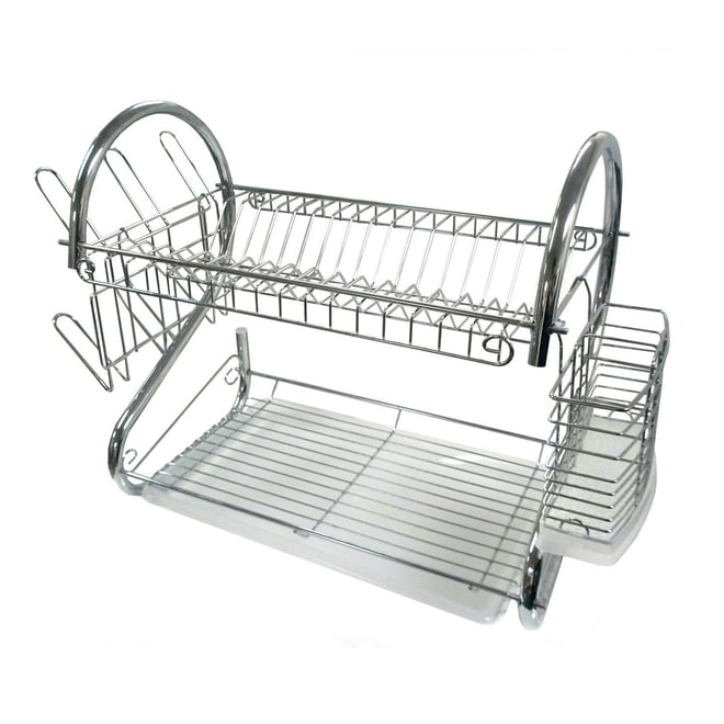 Joseph Joseph Excel Steel 2-Tier - Grey Dish Rack, Color: Gray - JCPenney