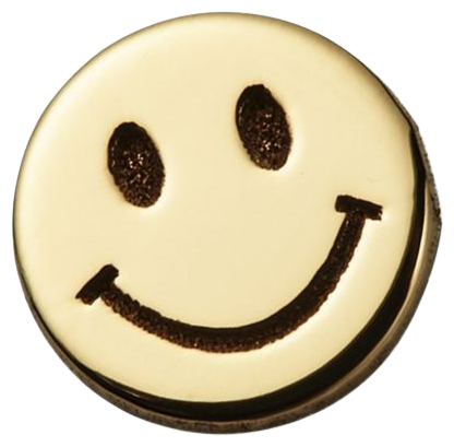 Zoë Chicco 14K Yellow Gold Itty Bitty Smiley Face Single
