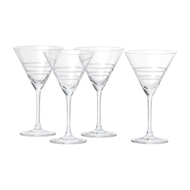 Crafthouse Schott Zwiesel Tritan 10 Ounce Martini Glass, Set of 4