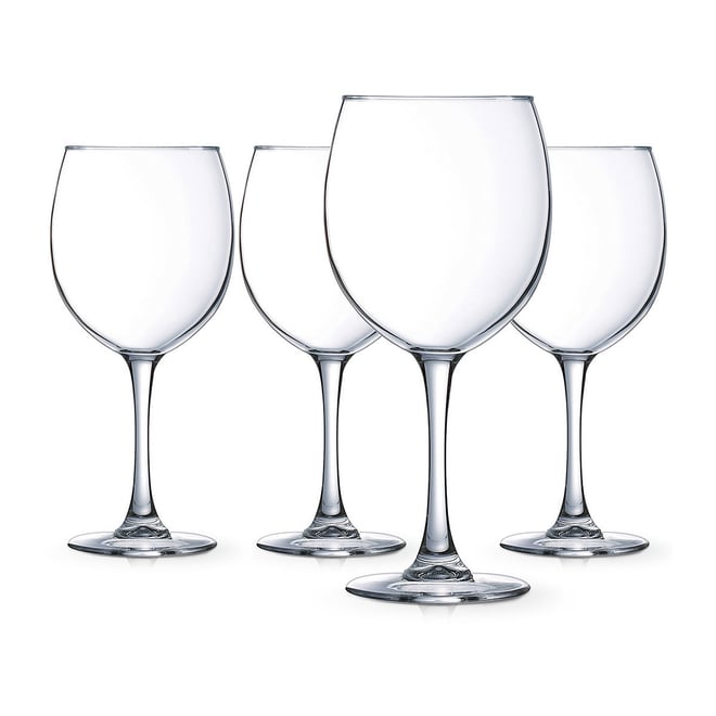 Home Expressions 4-pc. Acrylic Wine Glass, Color: Clear - JCPenney