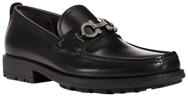 Men's David Leather Lug-Sole Loafers