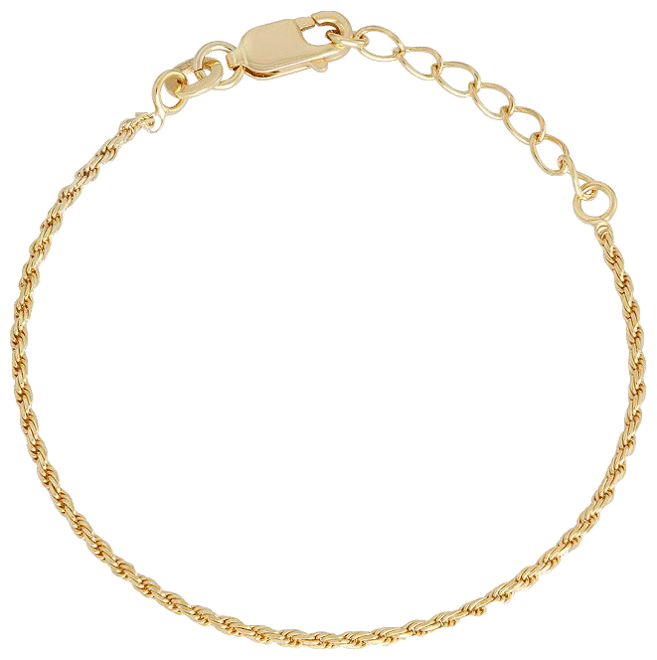 Rope Chain Bracelet Gold