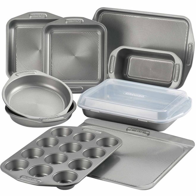 Circulon Nonstick Bakeware 2-Piece Bakeware Set, Gray