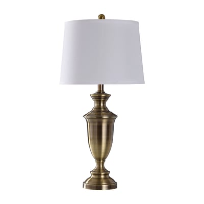 Antique Brass Steel Table Lamp, Jcp Bedroom Lamps
