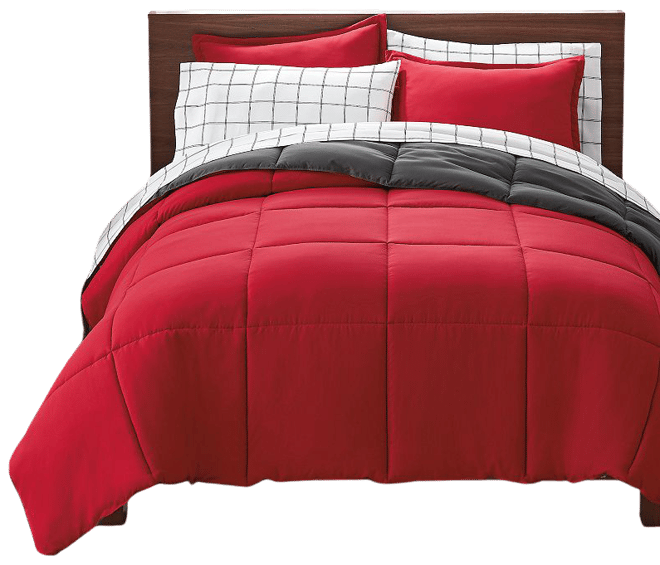 Serta® Simply Clean Antimicrobial Reversible Comforter Set with Sheets