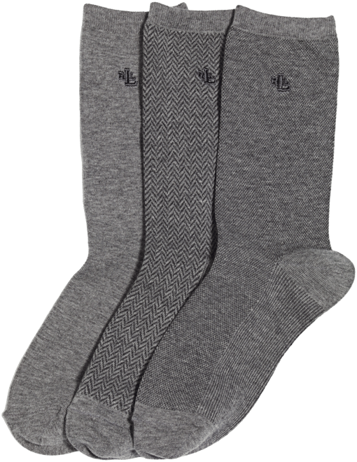 Women's Tweed Cotton Trouser 3 Pack Socks