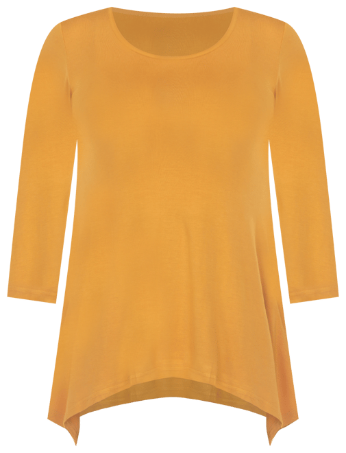 Plus Size Makayla Scoop Neck Tunic Top