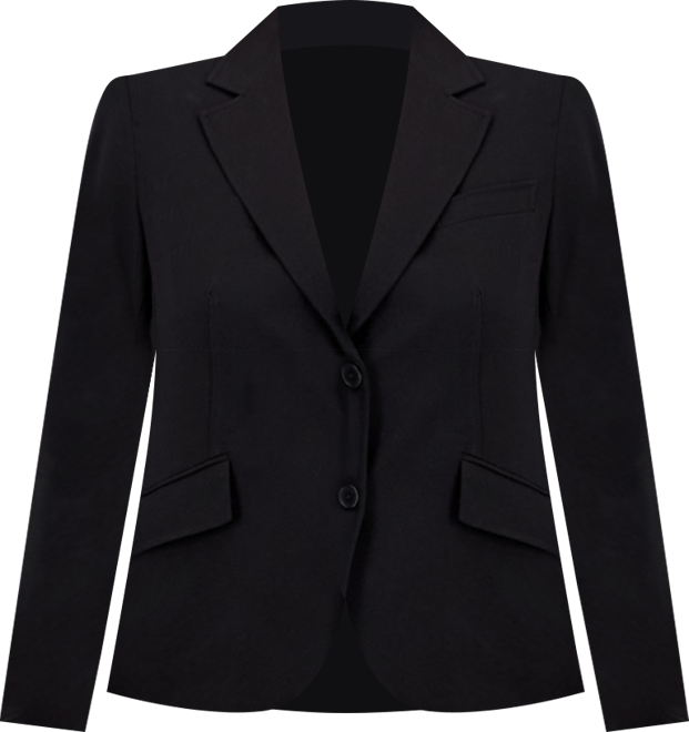 Bi-Stretch Two-Button Blazer