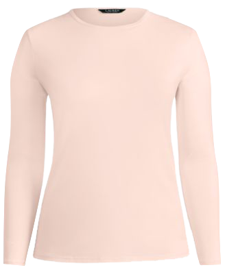 Plus Size Stretch Long-Sleeve Tee