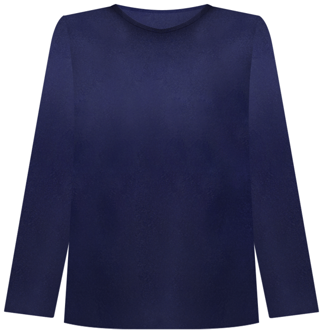 Plus Size Stretch Long-Sleeve Tee