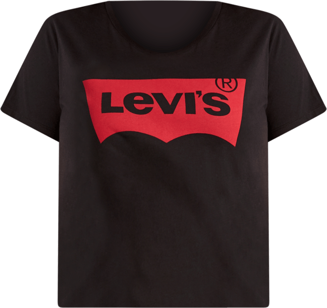 Trendy Plus Size Perfect Logo Cotton T-Shirt