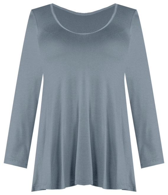 Women's Plus Size Poised Swing Tunic Top