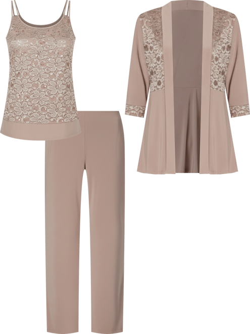 Sequined Lace 2-Pc. Set