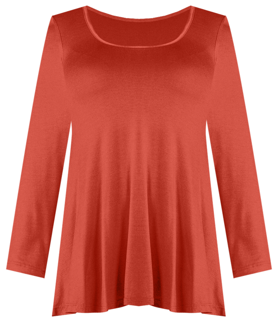 Women's Plus Size Poised Swing Tunic Top