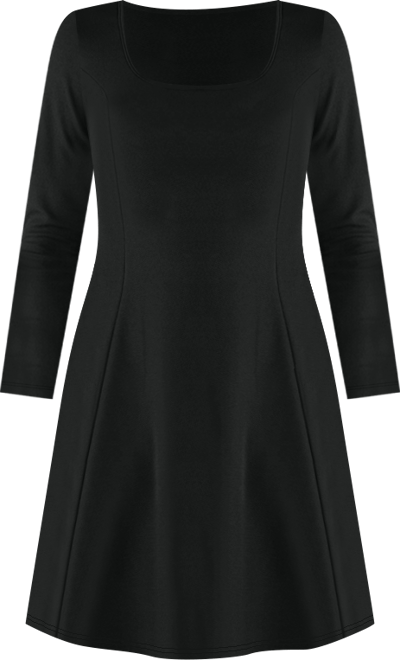 Women's Plus Size Fit and Flare Skater Dress