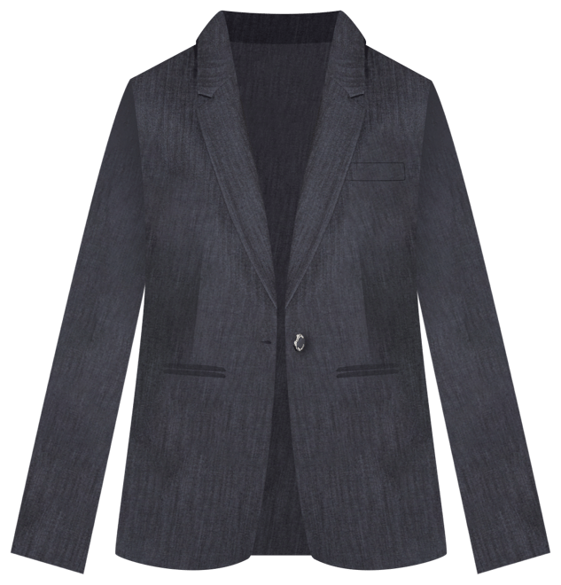 One-Button Blazer, Regular and Petite Sizes