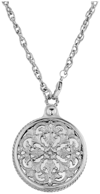 Monastery Mirror Pendant Necklace