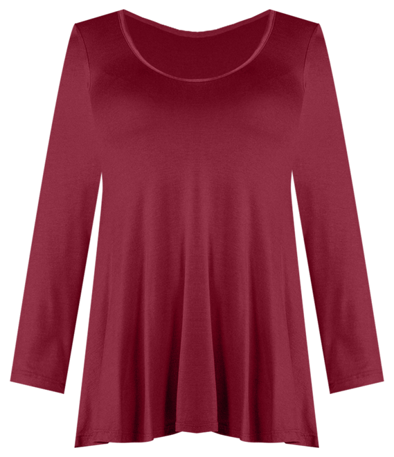 Women's Plus Size Poised Swing Tunic Top