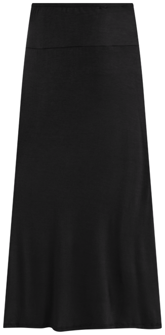 Women's Elastic Waist Maxi Skirt